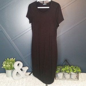 Black t shirt dress